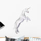 Unicorn White Wall Decal