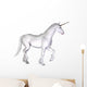 Unicorn White Wall Decal