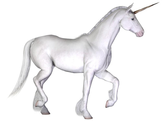 Unicorn White Wall Decal