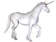 Unicorn White Wall Decal