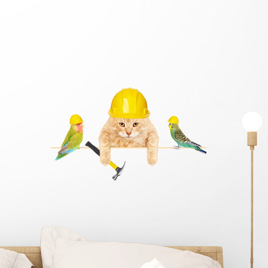 Cat with Hammer and