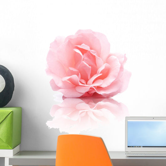 Pink Rose Flower Wall Decal