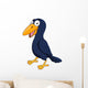 Raven cartoon Wall Decal