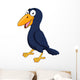 Raven cartoon Wall Decal