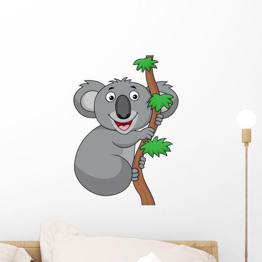 Koala cartoon Wall Decal