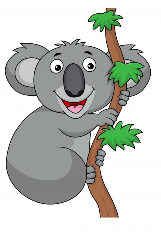 Koala cartoon Wall Decal