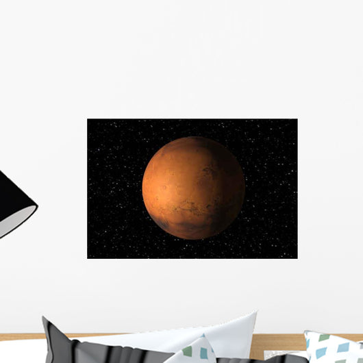 3D Render Mars Wall Decal