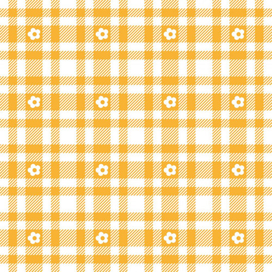 Flowers Karo Tablecloths Pattern Wall Decal