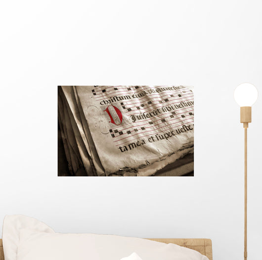 Medieval Choir Book Wall Mural