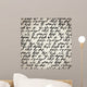 Abstract Seamless Hand Write Wall Decal