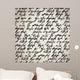 Abstract Seamless Hand Write Wall Decal