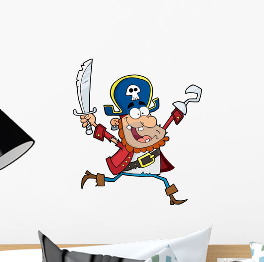 Running Pirate Holding up