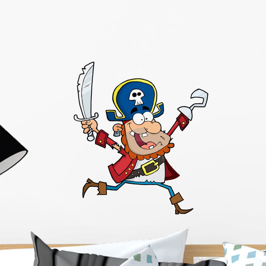 Running Pirate Holding up