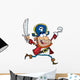 Running Pirate Holding up