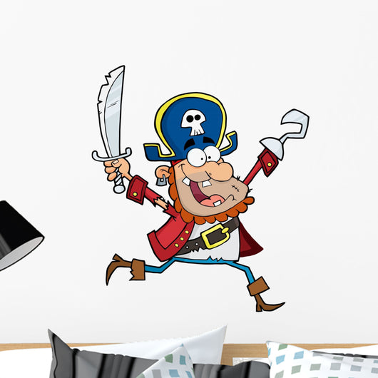 Running Pirate Holding up