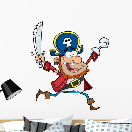 Running Pirate Holding up