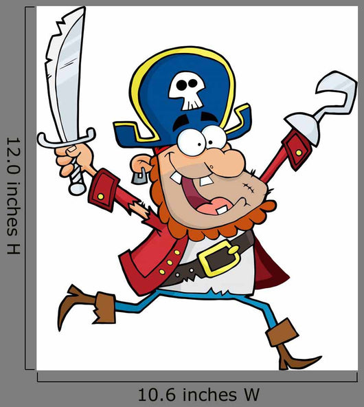 Running Pirate Holding up