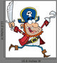 Running Pirate Holding up