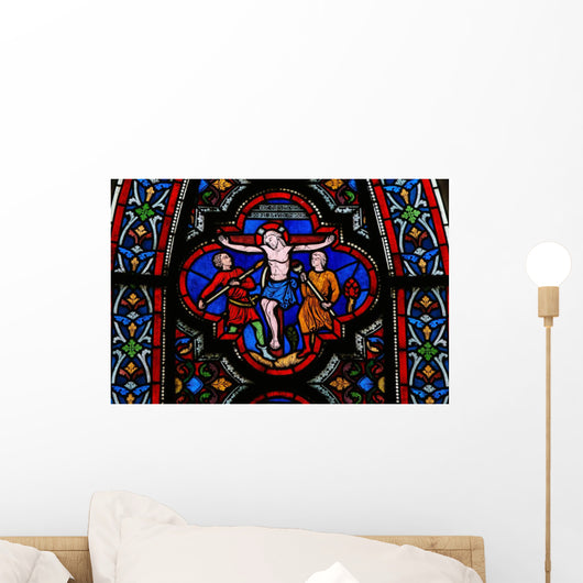 Jesus Cross Stained Glass