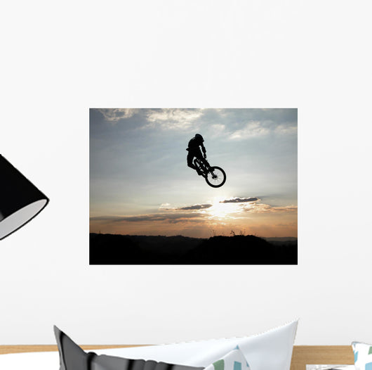 Mountain Bike Jump Wall Mural