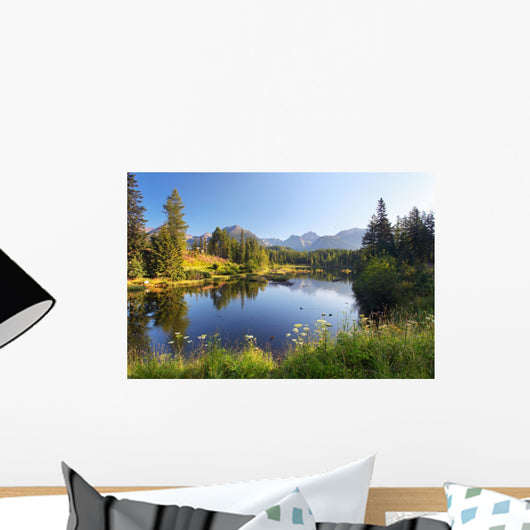 Nature Mountain Scene with
