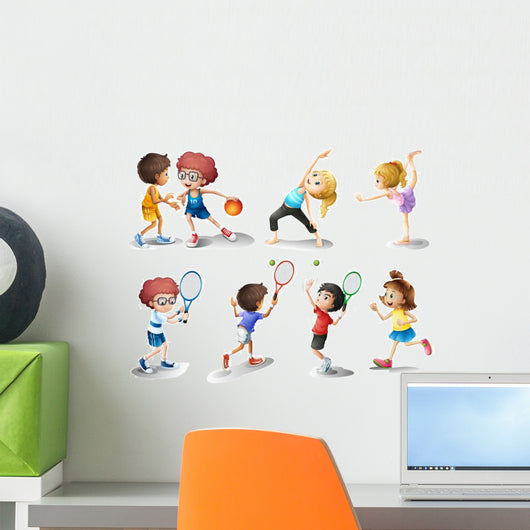 Kids Exercising and Playing