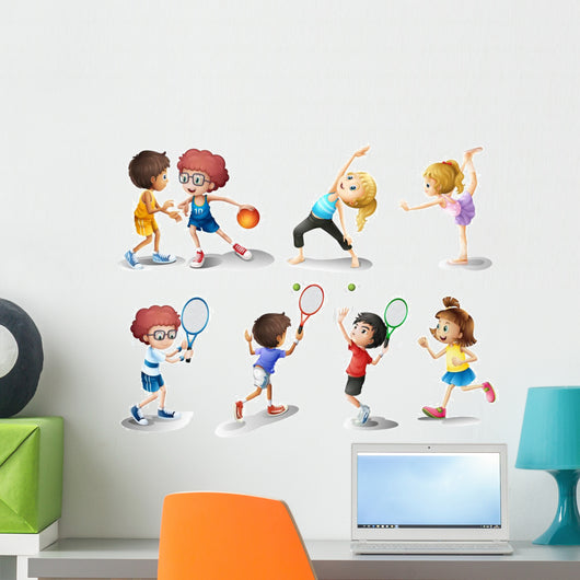 Kids Exercising and Playing