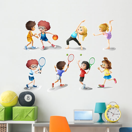 Kids Exercising and Playing