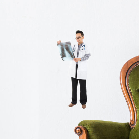 Checking on x-ray image Wall Decal