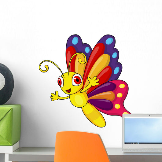 Funny Butterfly Cartoon