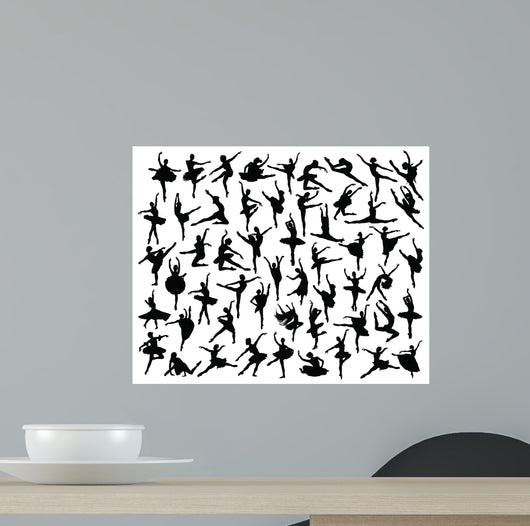 Ballerina Silhouette-vector