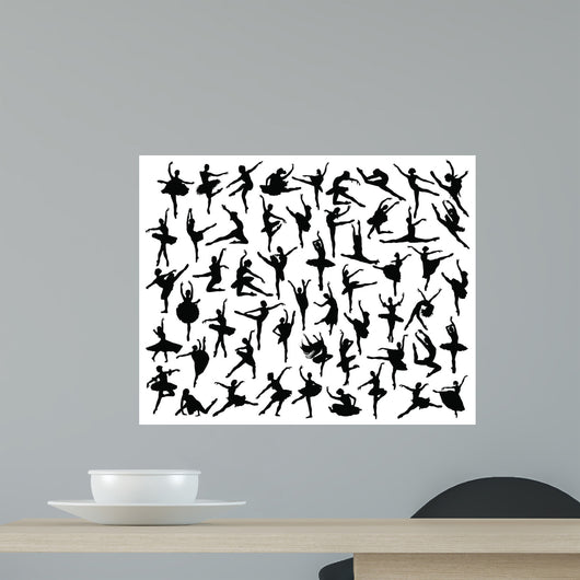 Ballerina Silhouette-vector