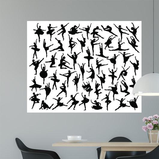 Ballerina Silhouette-vector