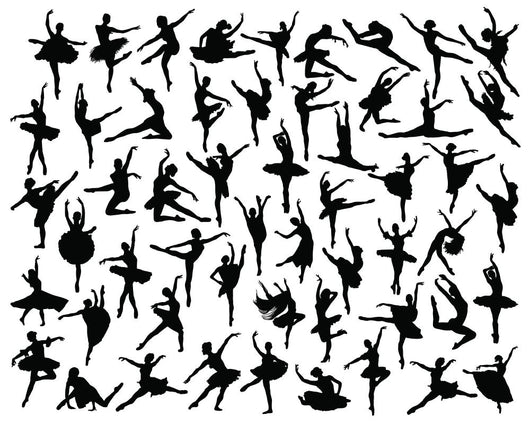 Ballerina Silhouette-vector