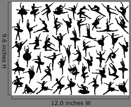 Ballerina Silhouette-vector