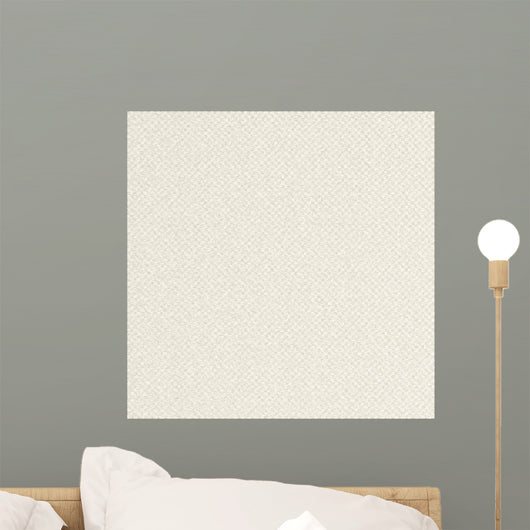 White Paper Canvas Texture Wall Decal