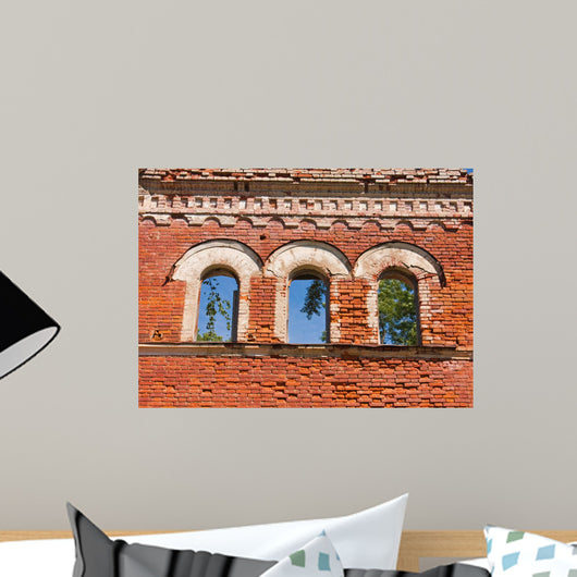 Brick Windows Destroyed Palace