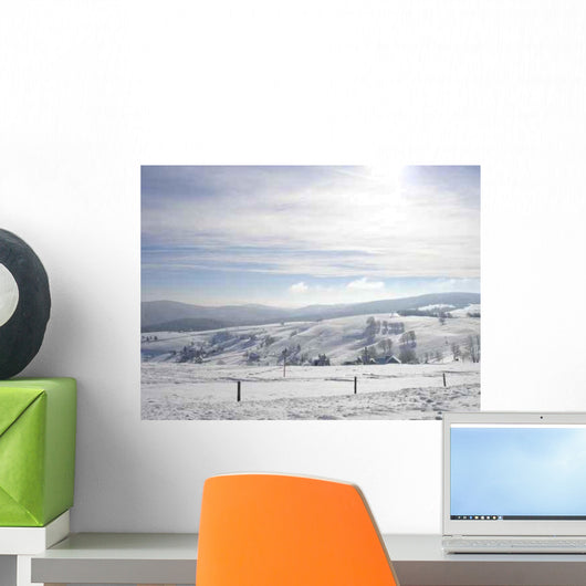 Schneelandschaft Wall Decal
