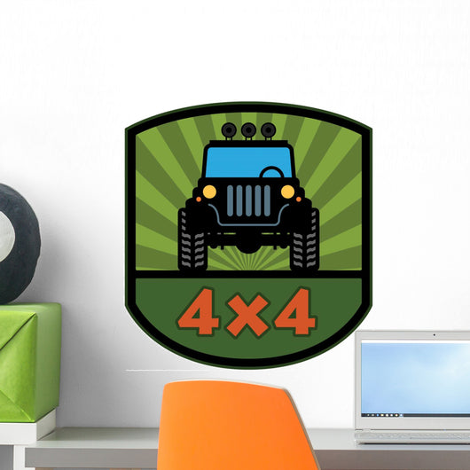 Off-road Label Vector Illustration