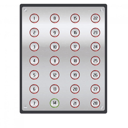 Metal Textured Elevator Panel Wall Mural