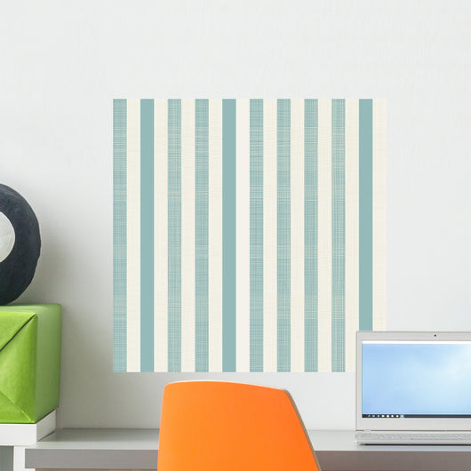 Retro Geometric Abstract with Wall Decal