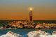 Lighthouse at Sunset Wall Decal