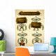 Green Vintage Robot Devices
