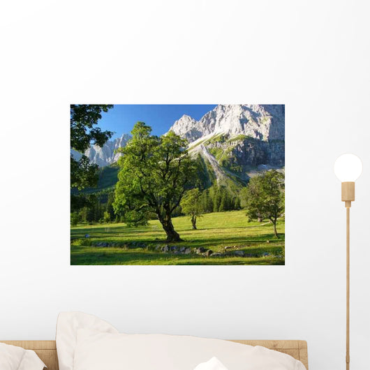 Trees Und Mountains Wall Decal