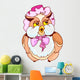 Ms. Owl in a Bonnet Wall Decal