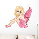 Little Fairy in Pink Dress Wall Decal