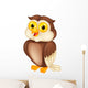 Owl cartoon Wall Decal
