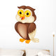 Owl cartoon Wall Decal