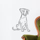 dalmatian dog cartoon for coloring book Wall Decal