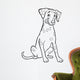 dalmatian dog cartoon for coloring book Wall Decal